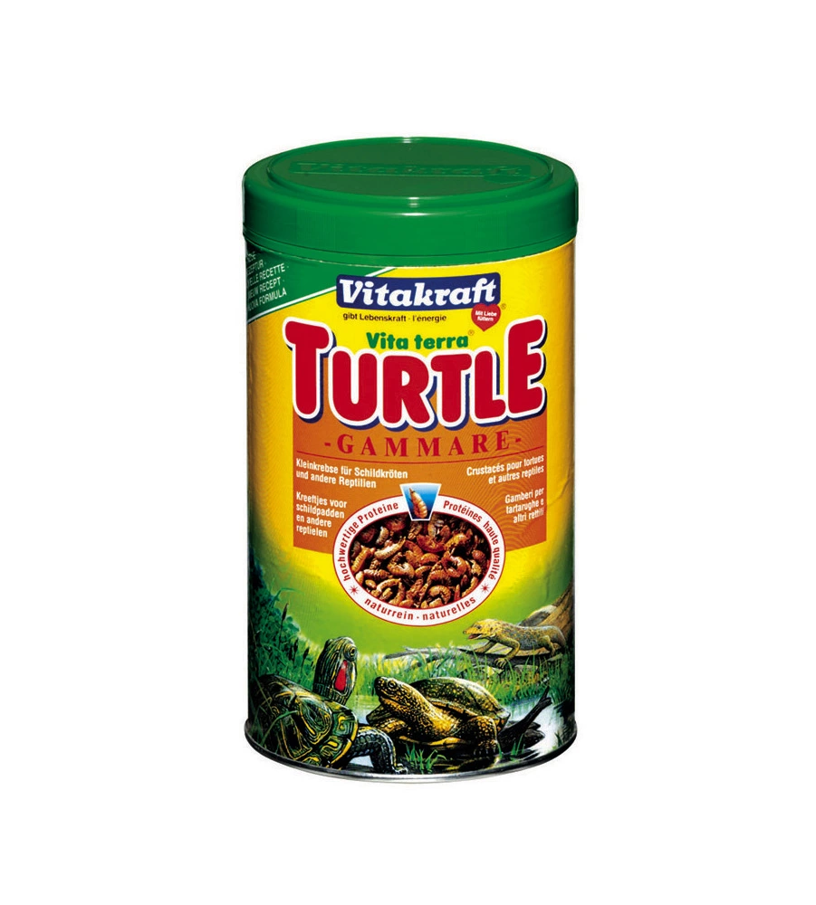 Turtle gammare, mangime per tartarughe